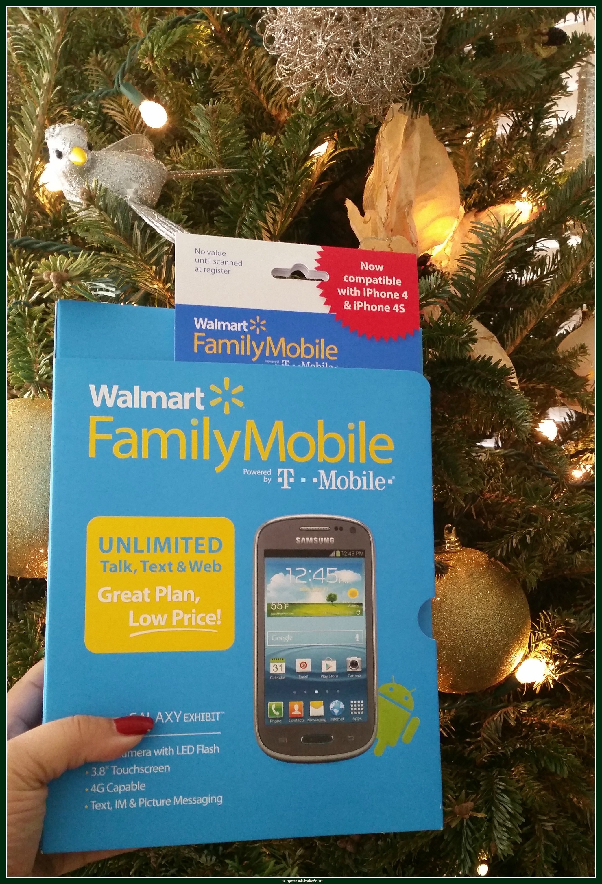 Los planes ilimitados de Walmart Family Mobile son el regalo perfecto en esta Navidad